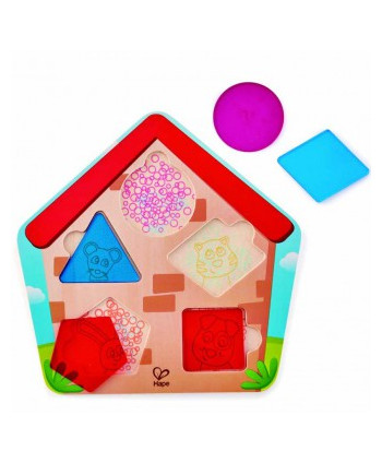 Puzzle casita animales