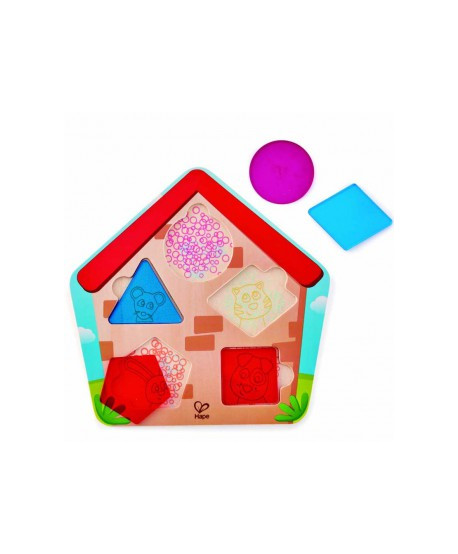 Puzzle casita animales