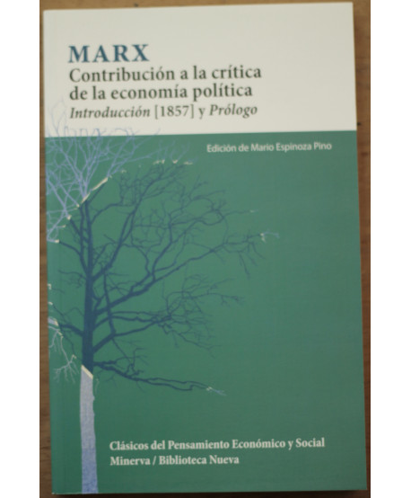 Contribución a la crítica de la economía política