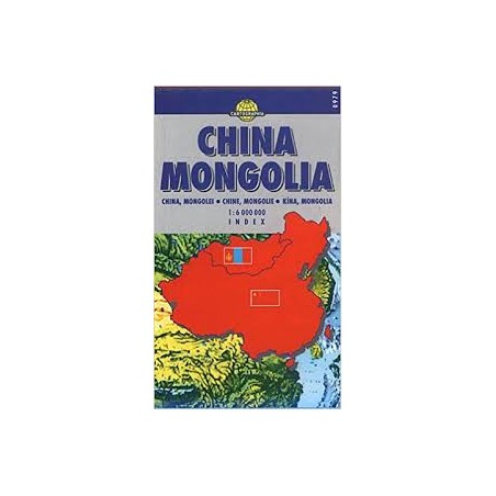 Mapa China mongolia 1:6 000 000